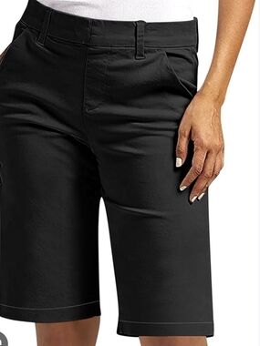 Women’s Black Knee-Length Shorts